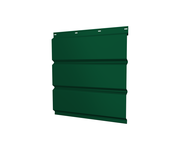 Софит металлический без перфорации 0,5 Satin Matt TX с пленкой RAL 6005 зеленый мох