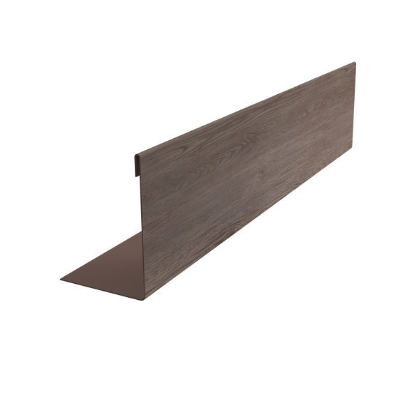 Нащельник 125 Texas 25х35 0,45 Print Elite White Wood TwinColor (L1,8)