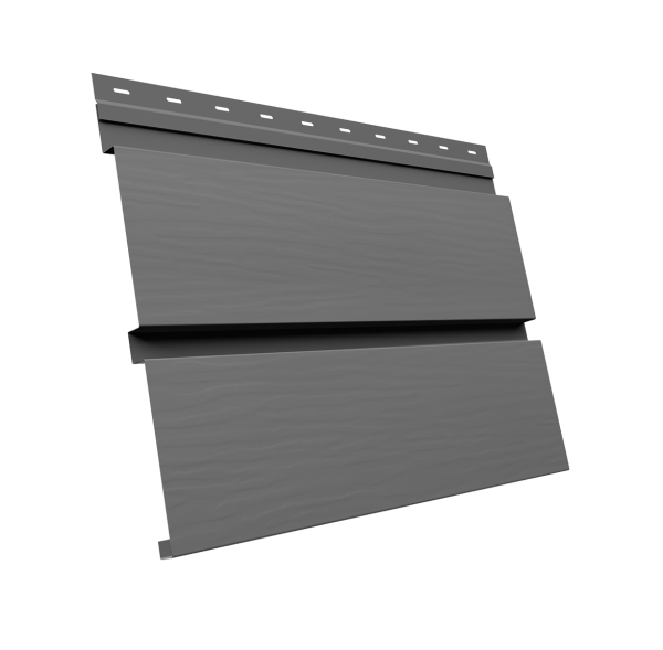 Квадро брус 3D 0,5 Satin с пленкой RAL 9006 бело-алюминиевый