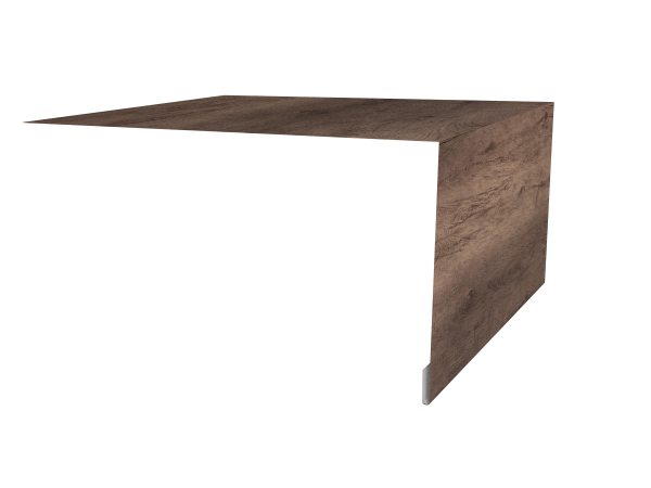 Планка околооконная простая 250х50 0,45 Print Premium Almond Wood Fresh (3м)