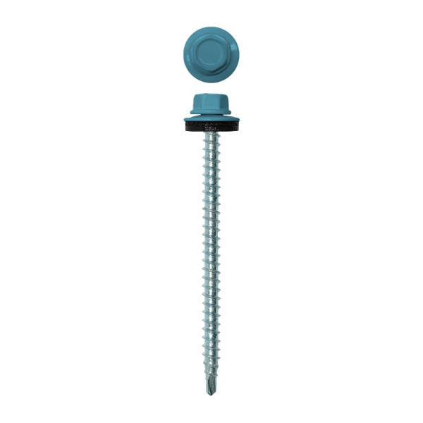 Саморез кровельный 4,8х70 (100шт) сверло №1 RAL 5024