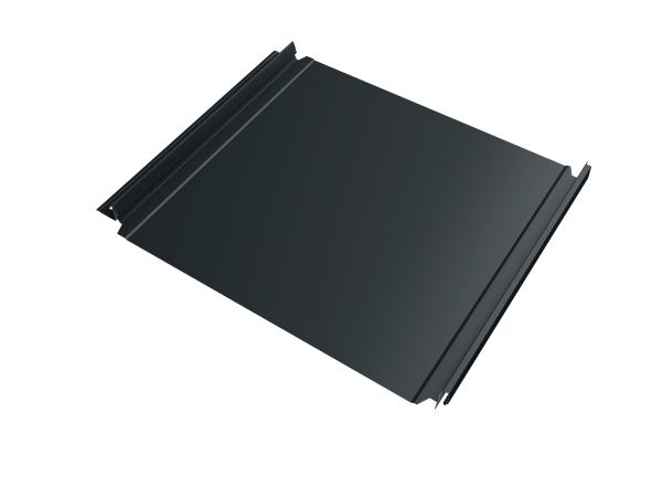 Кликфальц Double Pro Grand Line 0,5 Satin с пленкой на замках RAL 7016 антрацитово-серый