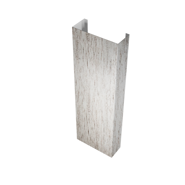 Полустолб для С21 0,45 Print Elite с пленкой Snow Wood TwinColor (L2,5)