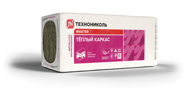 Утеплитель теплый каркас (ТН СВ 37) 1200х610х100 (5 шт/пач,; 3,66м2; 0,366м3, 40пач/пал)