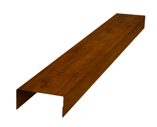 Крышка 45х20 жалюзи Texas 0,45 Print-double Premium Golden Wood Intense F (2,5м)