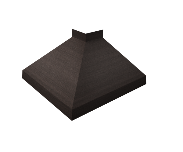 Угол отлива внешний 250 0,45 Print Elite с пленкой Coffee Wood TwinColor