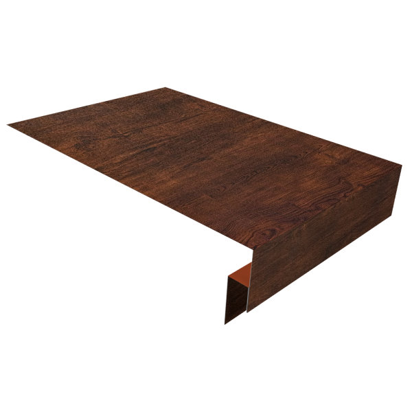 Планка околооконная сложная 300х50х18 (j-фаска) 0,4 Print Premium Cherry Wood Dark FTC (2м)