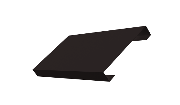 Ламель лицевая 125 забора жалюзи Texas 0,45 PE-Double RAL 9005 черный