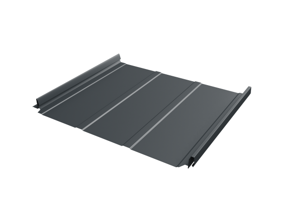 Кликфальц Pro Line Grand Line 0,45 Drap ST с пленкой на замках RAL 7016 антрацитово-серый