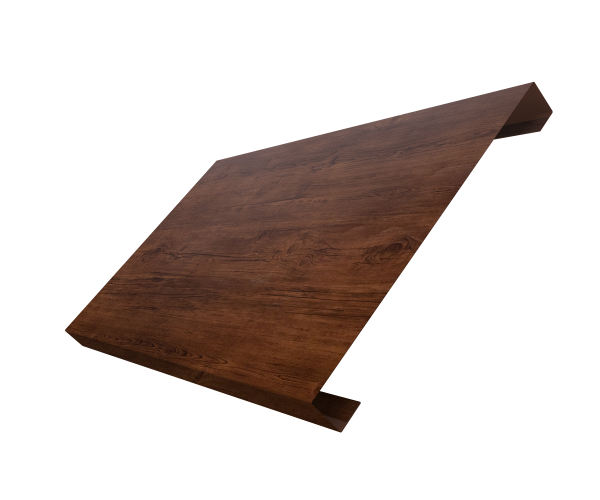 Ламель лицевая 200 забора жалюзи Texas 0,45 Print Elite Cherry Wood TwinColor