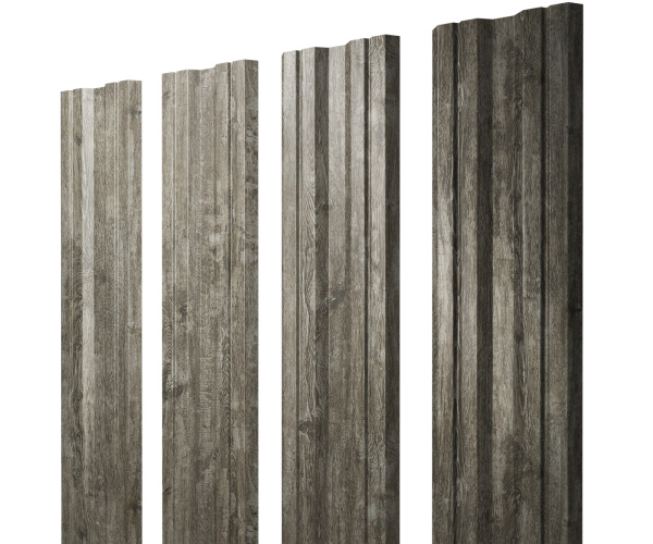 Штакетник Twin с прямым резом 0,45 Print Elite Nordic Wood Twin с прямым резомColor