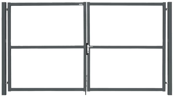 Ворота ColorZn Lock 2,0х4,0 RAL 7012