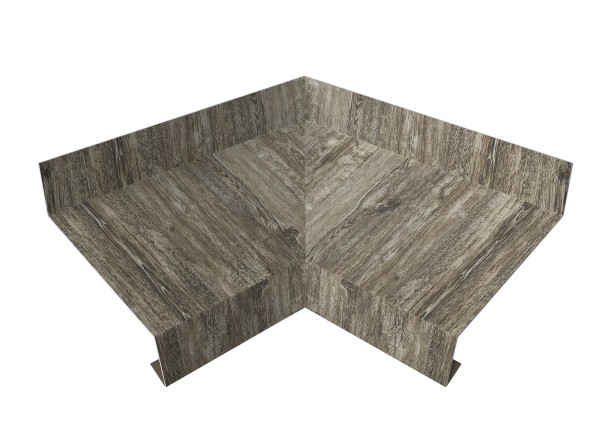 Угол отлива внутренний 50 0,45 Print Elite с пленкой Nordic Wood TwinColor