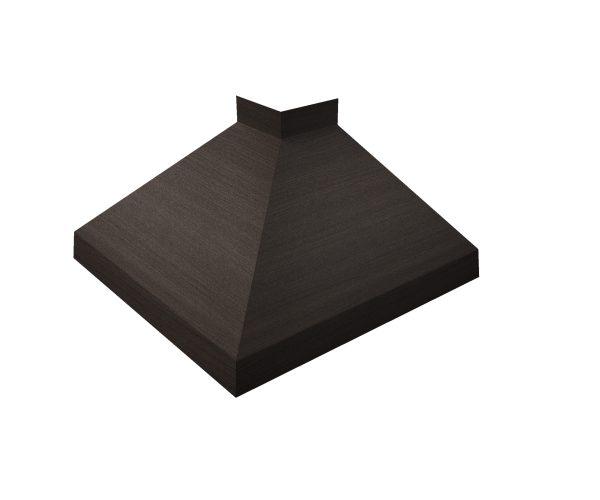 Угол отлива внешний 100 0,45 Print Elite с пленкой Coffee Wood TwinColor