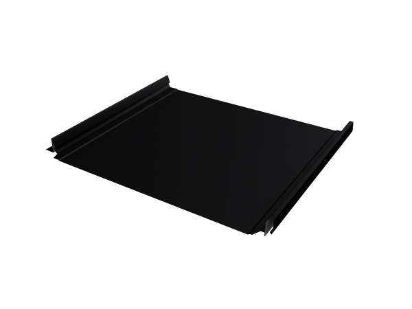 Кликфальц Pro Grand Line 0,5 Satin Matt TX с пленкой на замках RAL 9005 черный