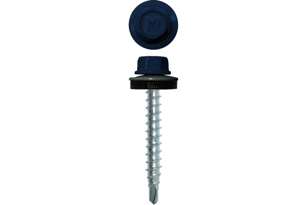 Саморез кровельный Daxmer 4,8х29 (250шт) сверло №1 RAL 5013
