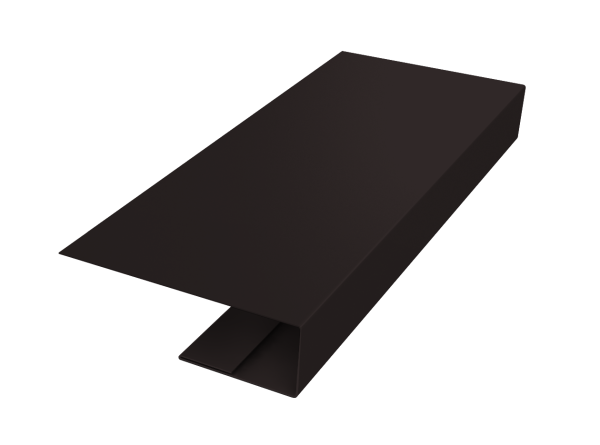 J-Профиль 12мм 0,5 Velur X RAL 9005 черный (3м)