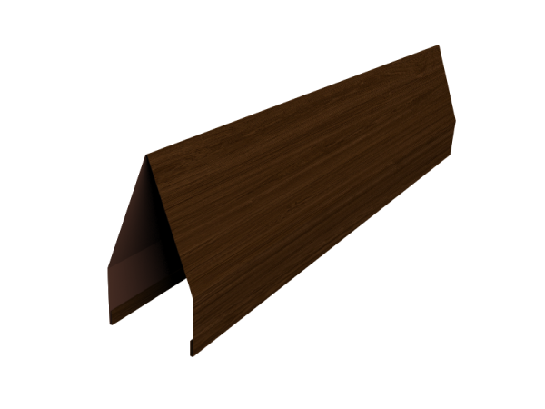 Ламель забора жалюзи Tokyo new 0,45 Print Elite Choco Wood TwinColor
