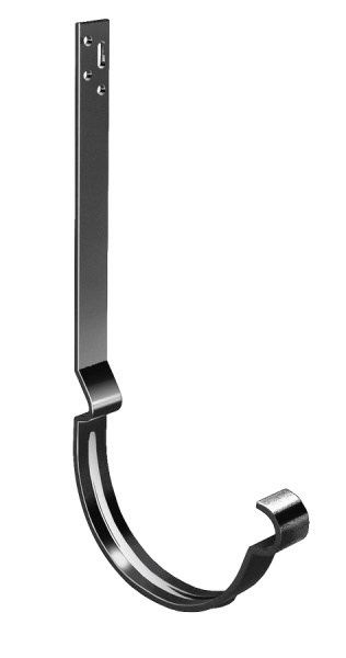 Крюк длинный полоса GL PU 125 мм RAL 9005 черный
