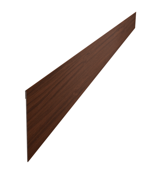 Ламель забора жалюзи Palermo 0,45 Print Elite Choco Wood TwinColor