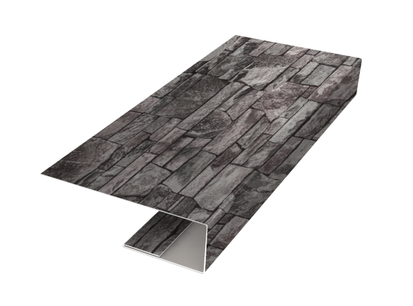 J-Профиль 12мм 0,45 Print Elite Fine Stone TwinColor (2м)