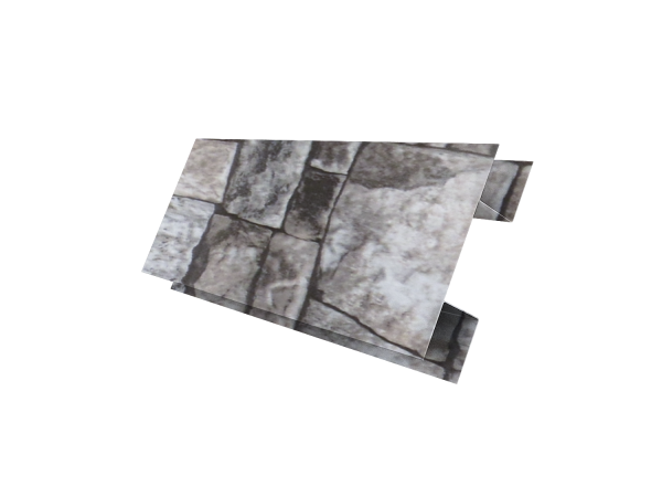 Планка H-образная Блок-Хаус new Grand Line 0,45 Print Elite Fine Stone TwinColor (2м)