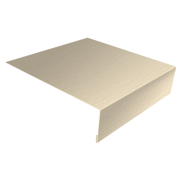 Планка околооконная простая 200х75 0,45 Print Elite Milky Wood TwinColor (2м)