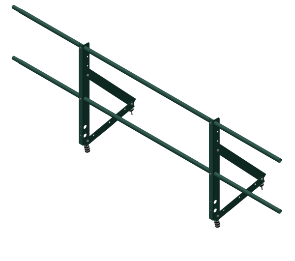 Ограждение кровельное Optima 0,65х2м RAL 6005