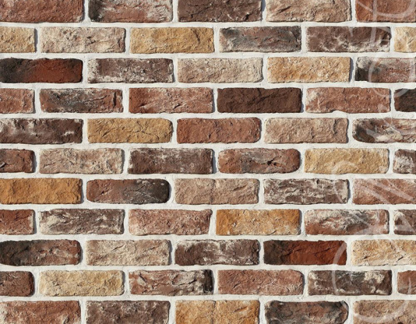 Рядовая плитка White Hills Design Брюгге брик 318-90 с расшивкой 1,2 см