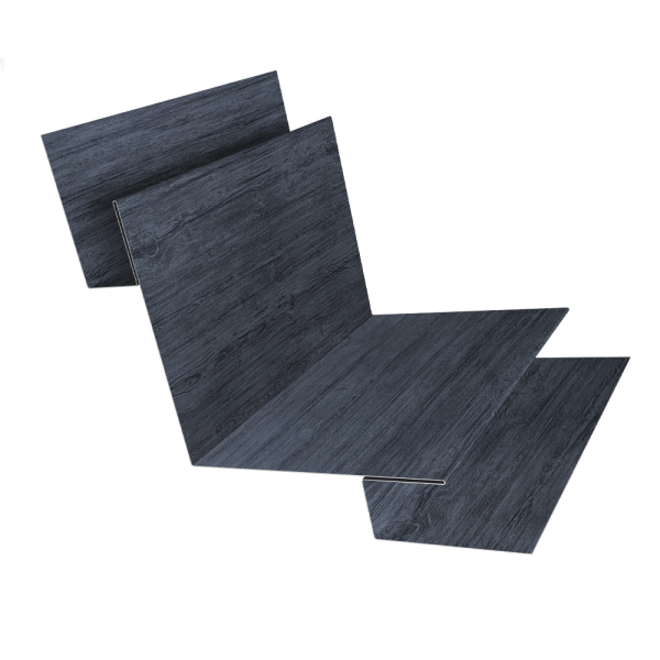 Угол внутренний сложный 90 град. 0,45 Print Premium Grey Wood TwinColor (2м)