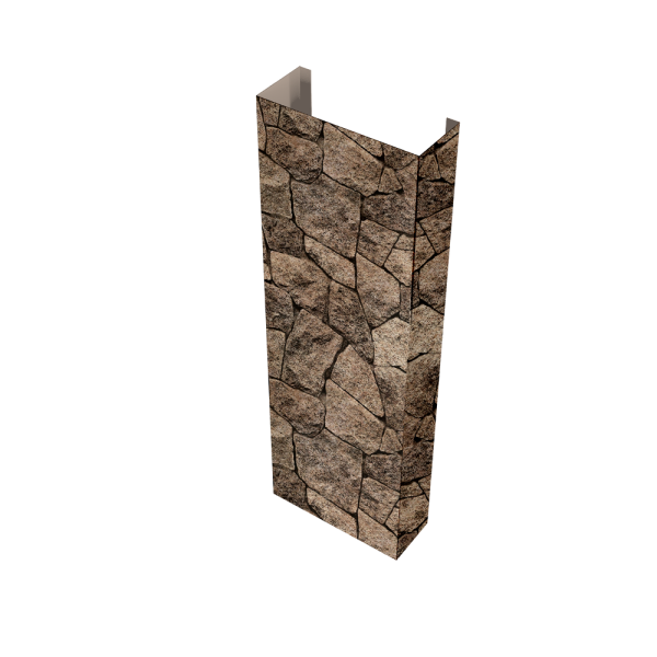 Полустолб для С21 0,45 Print Elite с пленкой King Stone TwinColor (L3,0)