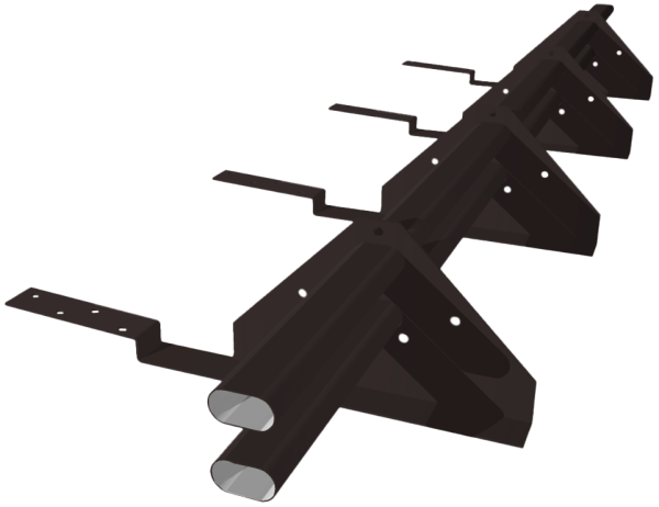 Снегозадержатель трубчатый для композитной черепицы Roman RR 32 (3м)