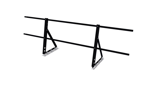 Ограждение кровельное на фальц Optima 0,65х2м RAL 9005