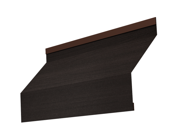 Ламель забора жалюзи Milan 0,45 Print Elite Coffee Wood TwinColor