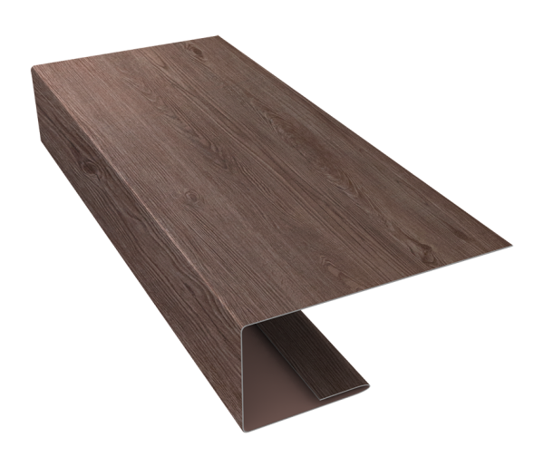 J-Профиль 18мм 0,45 Print Elite White Wood TwinColor (3м)