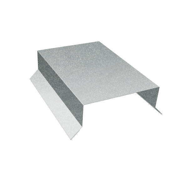 Парапетная крышка прямая 125мм 0,7 Zn (2м)