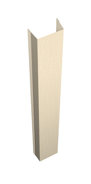 Крепежная планка нижняя Texas 0,45 Print Elite Milky Wood TwinColor (1,8м)