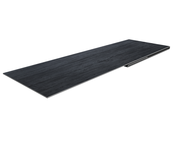 Планка финишная 48х25 0,45 Print Premium Grey Wood TwinColor (2м)