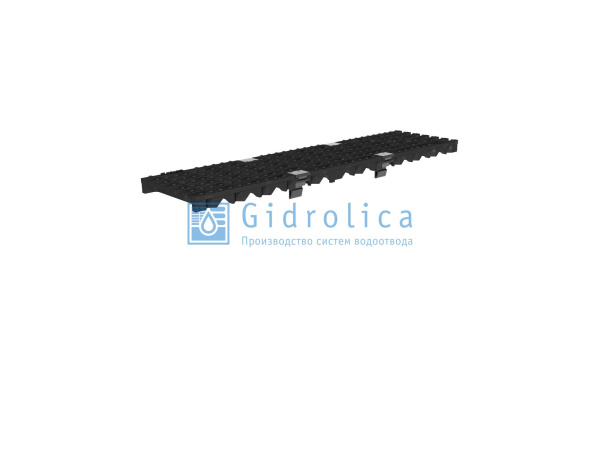 Решетка водоприемная Gidrolica VS LINE DN100.13.50 - чугунная ВЧ, с крепежом, кл. С250 (210352)