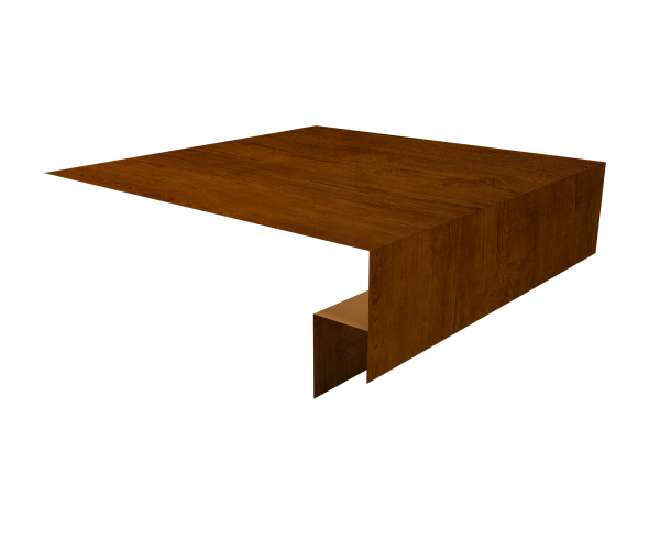 Планка околооконная сложная 200х50х12 (j-фаска) 0,45 Print Premium Golden Wood Intense FTC (3м)