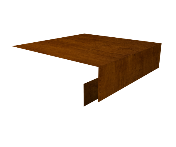 Планка околооконная сложная 200х50х12 (j-фаска) 0,45 Print-Double Premium Golden Wood Intense F (2м)