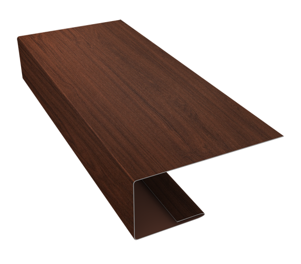 J-Профиль 18мм 0,45 Print Elite Choco Wood TwinColor (3м)