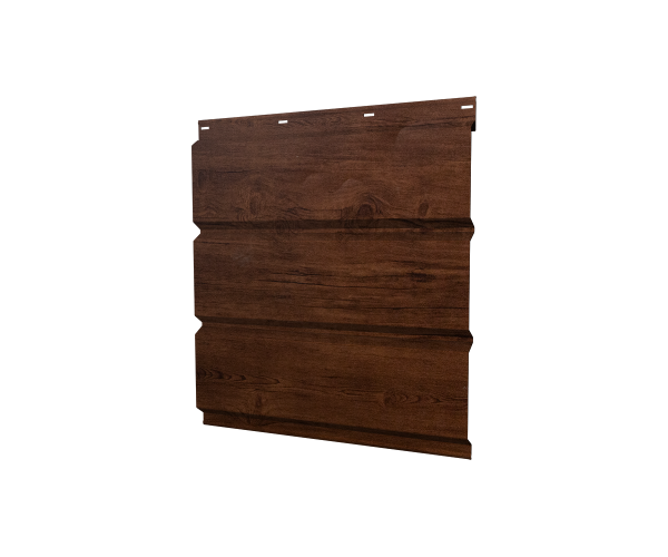 Софит металлический без перфорации 0,45 Print Premium с пленкой Cherry Wood Fresh TwinColor