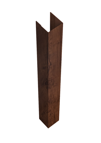 Стойка жалюзи Texas для монтажа с крепежным вкладышем 0,45 Print Premium Cherry Wood Fresh TwinColor (1,8м)