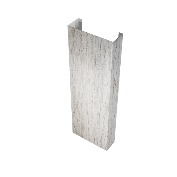 Полустолб для С20 0,45 Print Elite с пленкой Snow Wood TwinColor (L3,0)