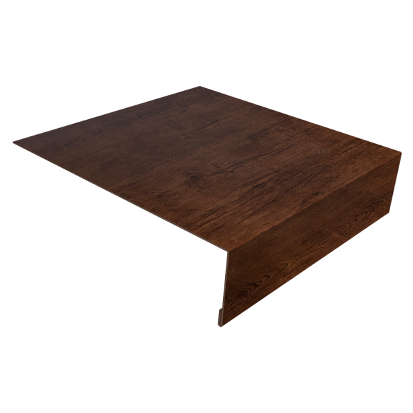 Планка околооконная простая 200х75 0,45 Print Premium Antique Wood TwinColor (3м)