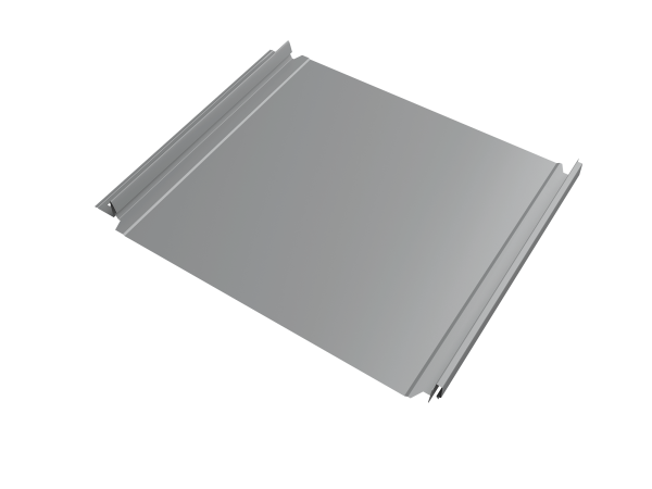 Кликфальц Double Pro Grand Line 0,5 Satin с пленкой на замках RAL 7004 сигнальный серый