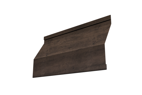 Ламель забора жалюзи Milan Slim 0,45 Print-double Elite Antique Wood