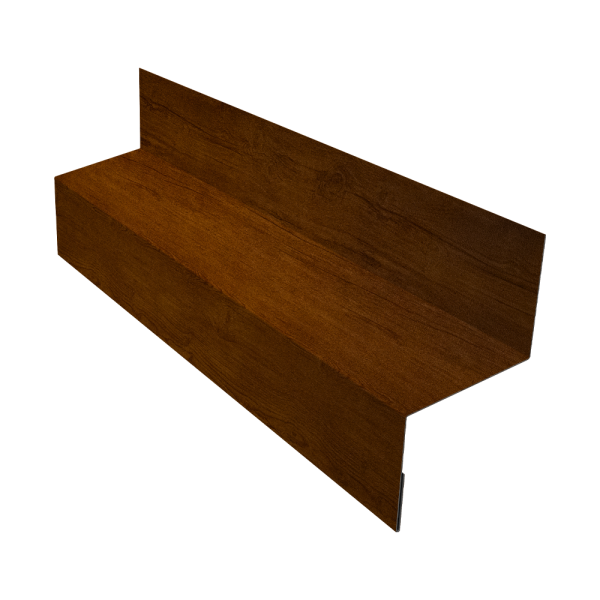 Отлив межэтажный 35 0,45 Print-Double Premium Golden Wood Intense F (2м)