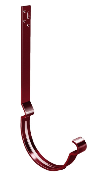 Крюк длинный полоса GL PU 125 мм RAL 3005 красное вино